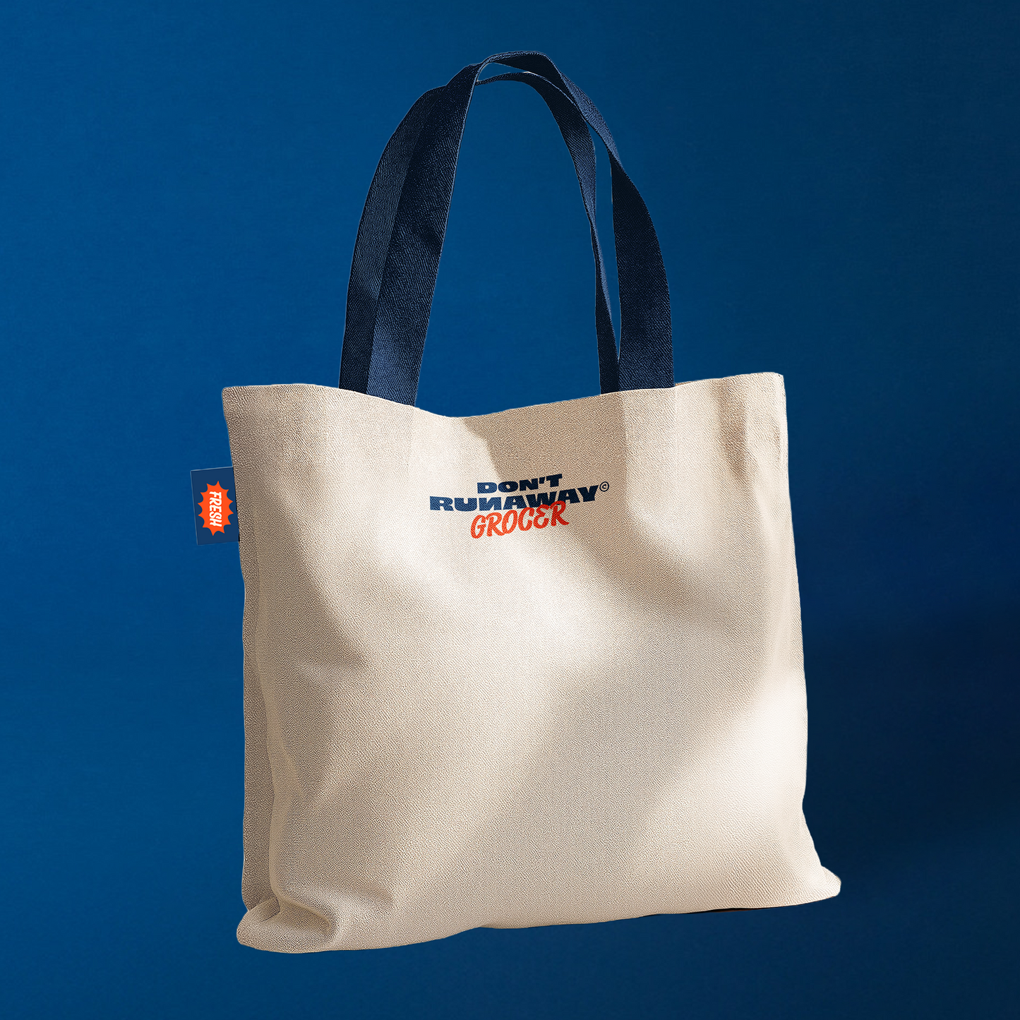 Don't Runaway Grocer Canvas Totebag