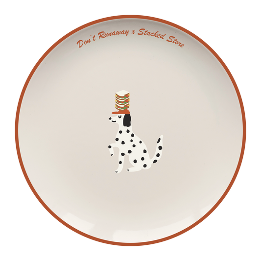 Arlo Dog Ceramic Plate