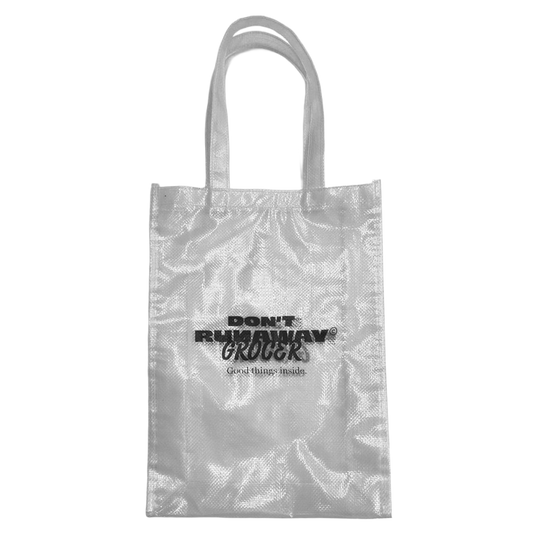 Don't Runaway Grocer Transparent Reusable Totebag