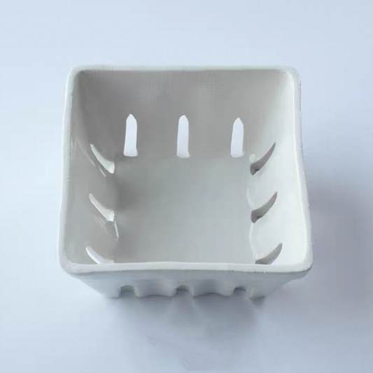 White Fruit Bowl [Ceramic]